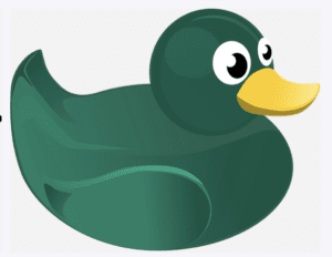 green duck