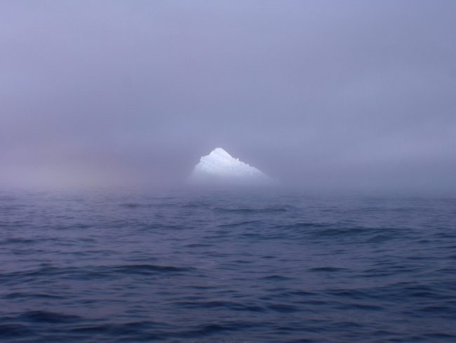 Eisberg im Nebel