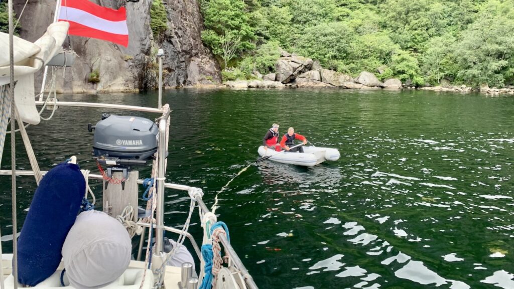 Segeltraining in Norwegen