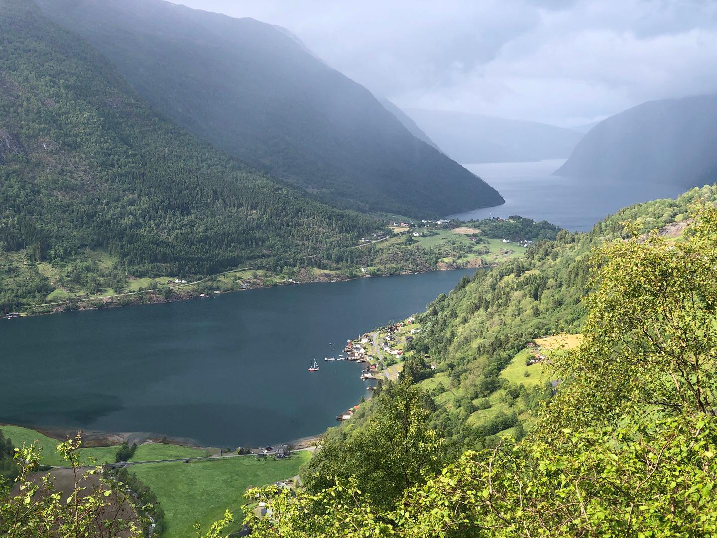 Ankern im Indrefjord