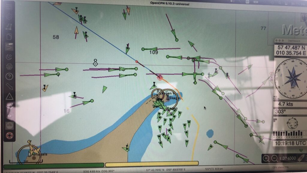 AIS Signale bei Skagen