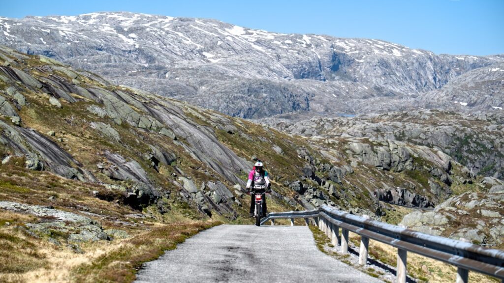 Motorradtour zum Kjerak, Norwegen