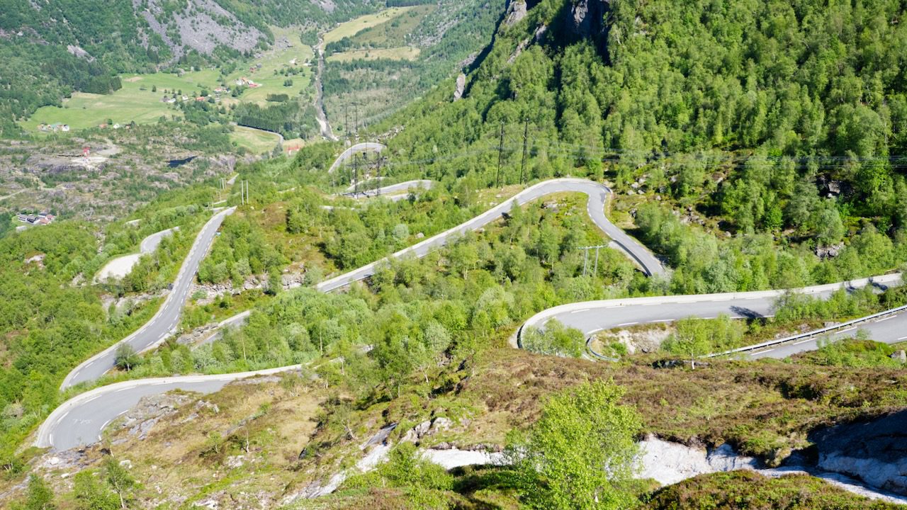Bergstraße Norwegen