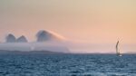 Leichter Seenebel, Segeln in Norwegen