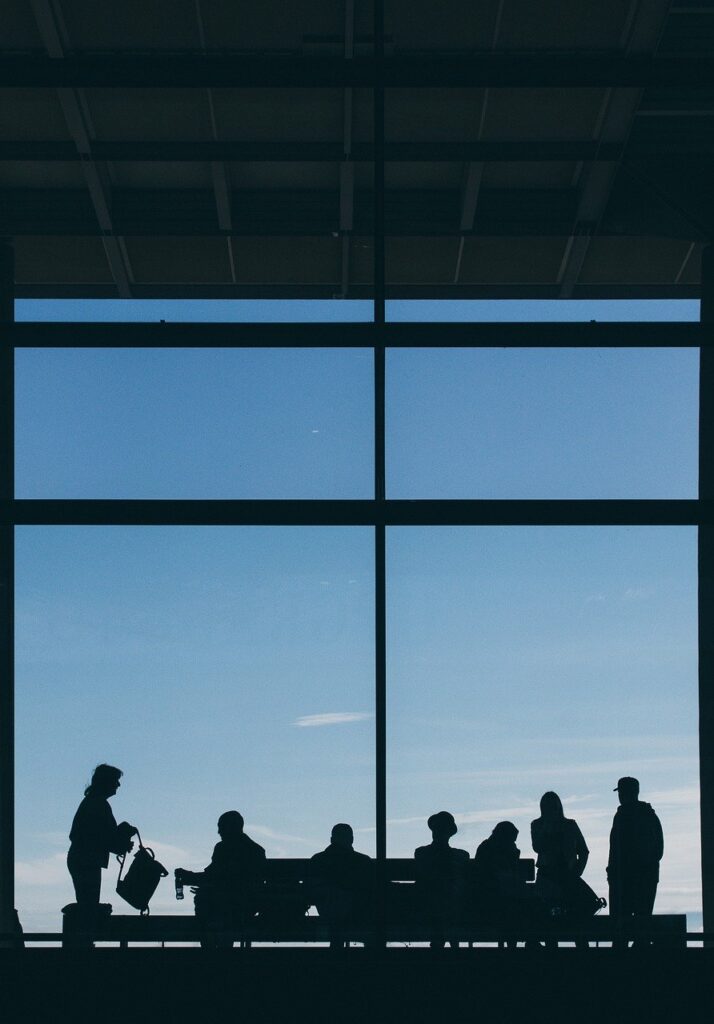 Flughafen Gate