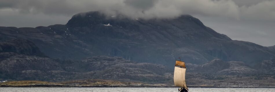 Wikingerschiff in Norwegen