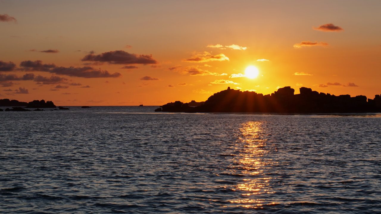 Sonnenuntergang Scillies